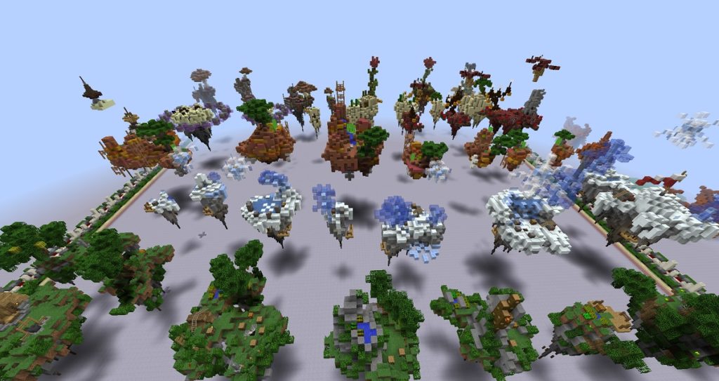 38 SkyBlock islands By MrAniman2 for your Minecraft server