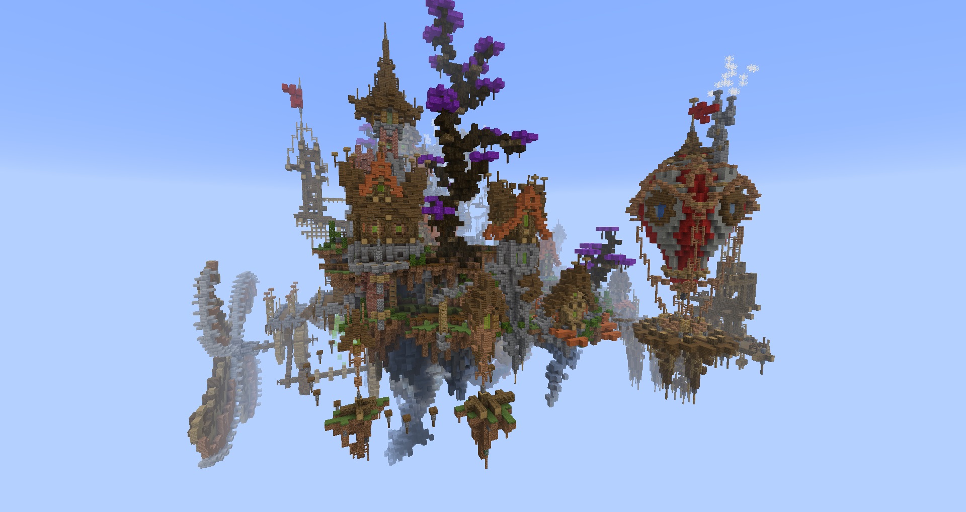 I built a Wise Mystical Tree for my server lobby : r/Minecraftbuilds