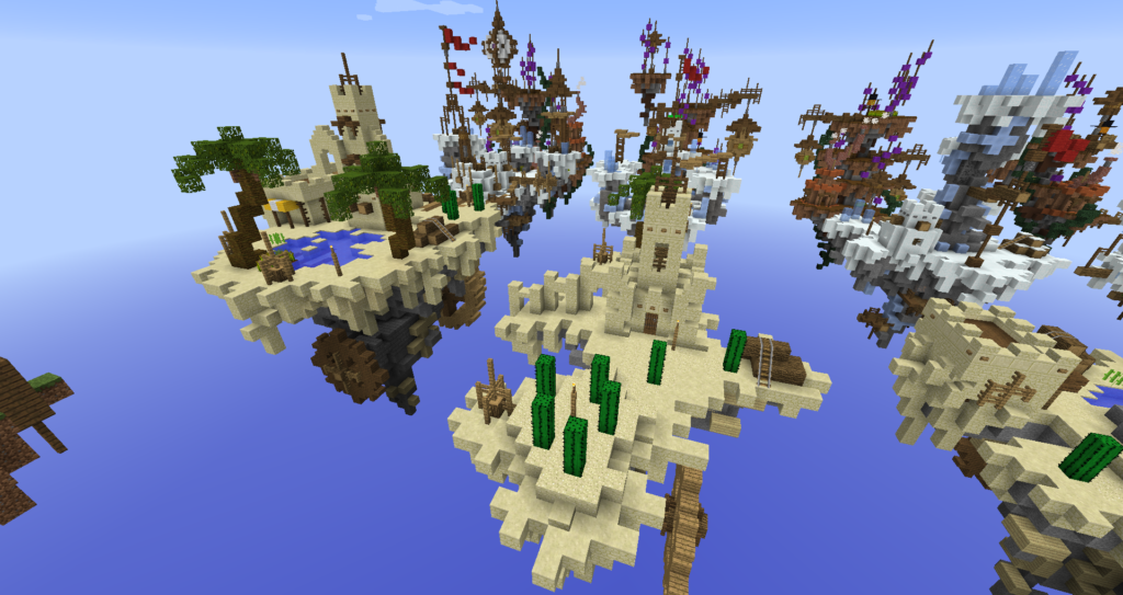 Skyblock islands Top quality by MrAniman2 for your Minecraft server.