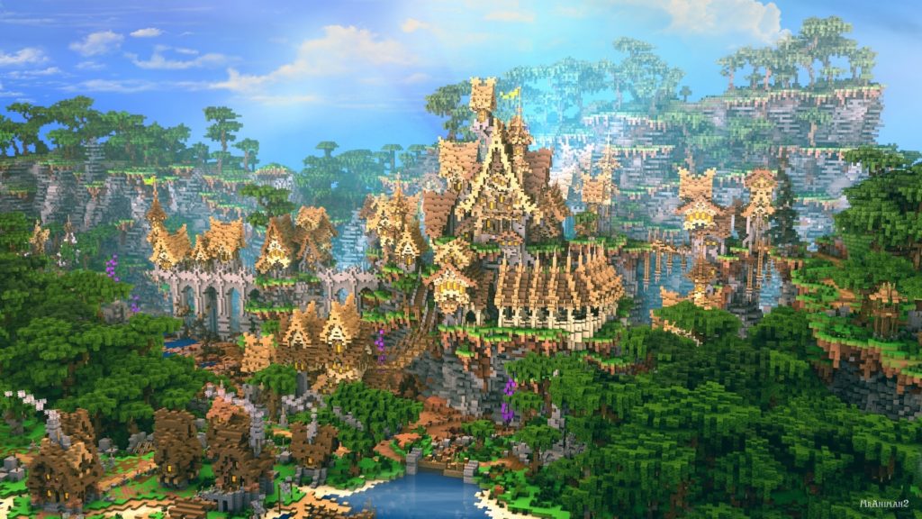 Beautiful RPG map built by MrAniman2 for your Minecraft server